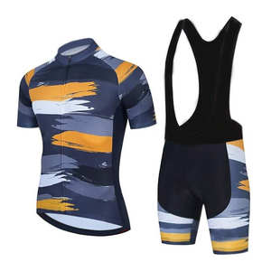 Vêtements de cyclisme, uniforme respirant en tissu doux, coupe flexible, option de logo personnalisé pour les longues courses et l'entraînement sur route - Product Image 1