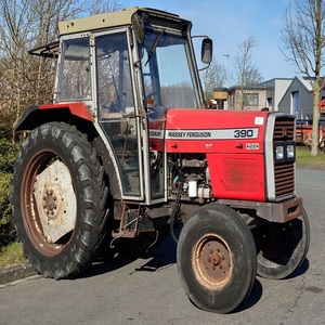 Used Massey Ferguson 390 Wheel Tractor MF 165 Model 70HP 4WD Gear Drive for Engine Gearbox Included High Productivity Tractor - Product Image 6