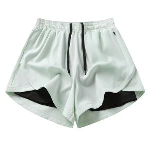 China BD Factory <b>Price</b> OEM Customized Women's 2 1 Workout <b>Running</b> Shorts Drawstring Waist Loose Quick Dry Breathable Polyester - Product Image 4