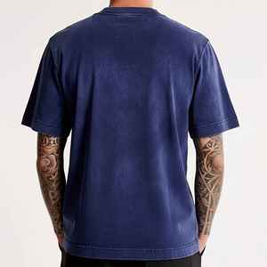 เสื้อยืดฮิปฮอปทรงหลวมไหล่ตก พิมพ์โลโก้ 3 มิติแบบพัฟฟ์  ผ้าฝ้าย 100% คุณภาพสูง 180GSM เป็นมิตรต่อสิ่งแวดล้อม แห้งเร็ว ซักแล้ว พร้อมสกรีนโลโก้ตามสั่ง - Product Image 6