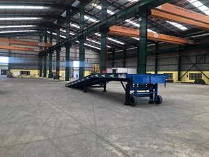 Origine Vietnam 10 tonnes VRamp-10T-S hydraulique ferraille cisailles moteur meilleure rampe de chargement mobile combiné conteneur plancher nouveau 1.5 année - Product Image 5