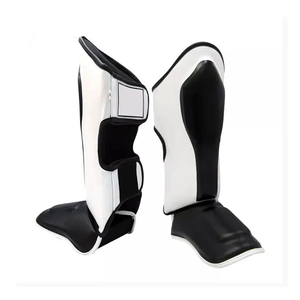 High Quality Custom Logo Leather Shin Pads Waterproof Professional Protection Football Sports Wholesale <b>Top</b> Manufacturer New - Product Image 6
