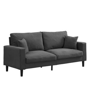 Divano Moderno Comodo a 3 Posti da 188 cm, Imbottito con Telaio in Legno ad Alta Resilienza per Soggiorno, Camera da Letto, Appartamento - Product Image 5