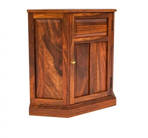 Solid Wood Corner Base <b>Cabinet</b> | <b>Small</b> Wooden <b>Storage</b> Cupboard | Wholesale Living Room Furniture | Home Furniture - Product Image 3