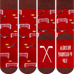 Divertido Juego de Calcetines para Papá con Mensajes Humorísticos, Calcetines Deportivos de Nailon/Algodón para Uso Casual de Verano - Product Image 3