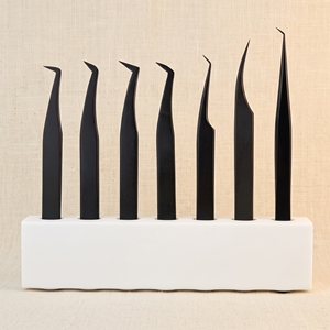 Wholesale Fiber Tip Volume <b>Lash</b> Tweezer Custom Eyelash Extension Precision Tweezer Anti-slip Private Label <b>Lash</b> Manufacturer - Product Image 1