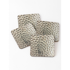 Ensemble de sous-verres en aluminium avec support Forme ronde Taille personnalisée Ensemble de sous-verres à thé pour la maison Hôtel - Product Image 4