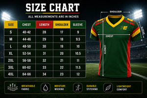 American Football Jersey Custom <b>Soccer</b> Jersey Green Yellow Red Heat-Transfer Printed Plaid Pattern Player 24 V-neck Short Sleeve - Product Image 5