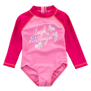 New Baby Kid Girls Swimwear Quick Dry Long Sleeve Zipper Kids Swimming Clothes UPF50 Bikini Baby Swimsuit Summer - Product Image 3