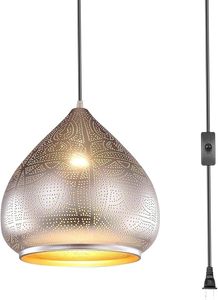 Lampe suspendue en métal tendance, style industriel moderne, pour bureaux, restaurants et cafés. - Product Image 3