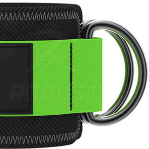 Sangles de cheville en néoprène légères à prise facile avec double anneau de fermeture, protections de cheville unisexes pour haltérophilie, design simple, vente en ligne 2026 - Product Image 2