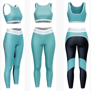 Wholesale High Waist Yoga Set Women 2 Piece Gym Outfits Seamless Leggings Sports Bra Fitness Activewear Workout Clothing Set - Product Image 4