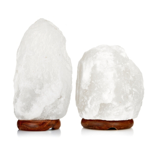 Lámparas de Sal Blanca del Himalaya con Logotipo Personalizado de Fábrica de Marca Privada, Lámparas de Cristal de Roca Natural de Primera Calidad con Tamaño OEM - Product Image 4