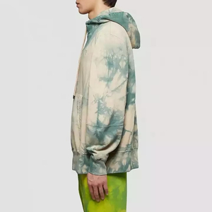 Sweats à capuche tie-dye sur mesure pour hommes, sweats à capuche tie-dye oversize, sweats à capuche tie-dye basiques en coton mélangé, sweats à capuche tie-dye streetwear pour hommes - Product Image 3