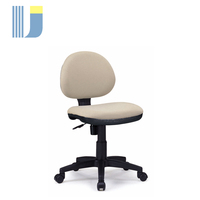 Chaise de bureau pivotante sans accoudoirs pour comptoir/caisse, avec revêtement en mousse et tissu/vinyle 639BG