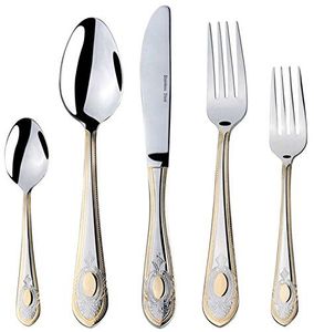 Easy Clean Stainless Steel Flatware Set High <b>Mirror</b> Polish Rust Resistant Wedding Occasion Metal Cutlery - Product Image 3