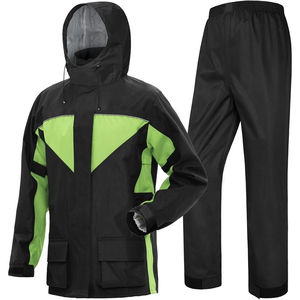 Combinaison de pluie de sécurité imperméable de qualité professionnelle avec bandes réfléchissantes pour les travailleurs industriels en extérieur - Product Image 1