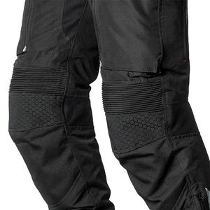 Pantalon textile pour moto conçu pour la sécurité du motard avec tissu résistant aux abrasions et protection CE niveau 1 - Product Image 3