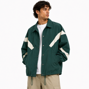 Vintage Team <b>Coach</b> Jacket Washed Nylon Loose Fit Skater Style Embroidered Streetwear Outerwear Factory Direct Skate Team Apparel - Product Image 6