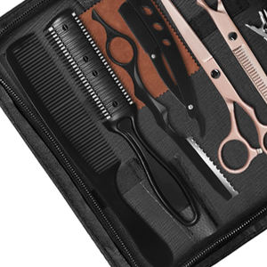 Kit de ciseaux de coiffure et de ciseaux à effiler en acier inoxydable, outils de coiffure professionnels durables pour salon de coiffure IMANS - Product Image 3