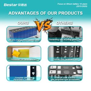 Batería de Litio-Hierro-Fosfato (LiFePO4) Semisólida Recargable Prismática Bestar Gt 340 de <span class=keywords><strong>3</strong></span>.2V, 314Ah (325-330Ah), 10000 Ciclos, para Vehículos Eléctricos - Product Image 2