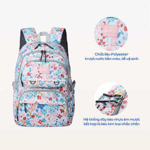 Unisex 15.6 Inch Laptop Polyester School Bag Shockproof Compartment 20-35L <b>Backpack</b> <b>Waterproof</b> Zipper High-Density - Product Image 5