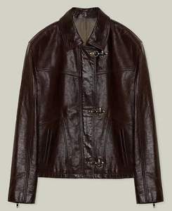 Veste en cuir pour homme, design personnalisé et tendance, fabriquée au Pakistan, produit haut de gamme, veste en cuir pour hommes et motards, veste d'hiver - Product Image 2