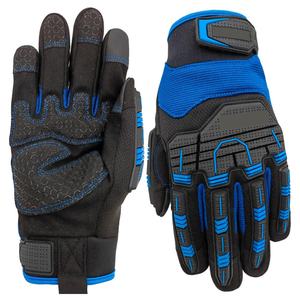 Premium TPR Impact Gloves Anti-Shock Protection for Industrial Safety Work Outdoor Use Quick Dry Customizable Color Logo-OEM - Product Image 1