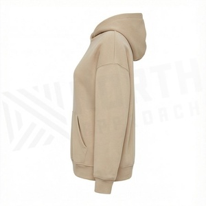 Heavyweight Customized Color Breathable Streetwear Pullover Oversize Cotton Fleece Hoodie Women Make Your Own Design Service - Product Image 3