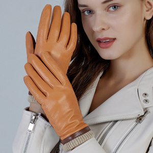 Gants d'hiver pour hommes en cuir de couleur personnalisée de haute qualité, gants de ski fonctionnels imperméables et chauds, OEM/ODM personnalisés - Product Image 3