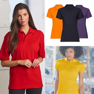 Polo uni respirant et confortable à manches courtes pour femme, style urbain - Product Image 2