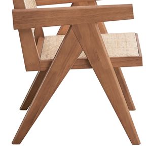 Poltrona in Rattan Velentina con Finitura Naturale per Arredamento Soggiorno - Product Image 6