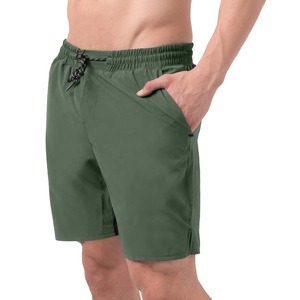 Shorts Homme Personnalisables Taille Mi-Haute Élastique en Toile avec Logo Imprimé sur le Devant, Longueur Genou, Style Urbain, Imperméables et Respirants – Nouveauté Tendance - Product Image 3
