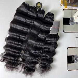 CDYHAIRVN Frontal en dentelle HD transparente à ondulations profondes, cheveux humains, 13x4 13x6, ligne de cheveux naturelle pré-épilée, cuticules intactes - Product Image 3