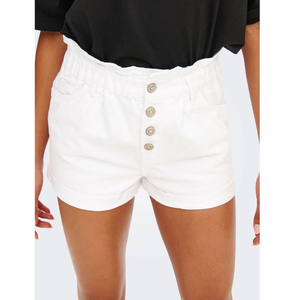 กางเกงยีนส์ขาสั้นทรงตรงสำหรับผู้หญิงรุ่นใหม่ปี 2026 ระบายอากาศได้ดี ป้องกันรอยยับ แห้งเร็ว เอวกลาง ติดกระดุม - Product Image 5