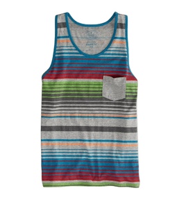 Polyester Coton CasualTrendy Hommes Débardeur Gilet Confortable Singlet Style Tricoté Jersey Sérigraphié Poche Débardeur - Product Image 5