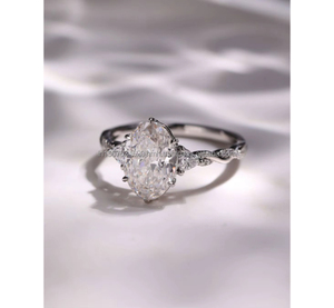 IGI/GIA Lab Grown Cut Diamond Vintage 14K Anillo de boda/compromiso amarillo Unisex Oro blanco fino para fiesta de aniversario-Worthy - Product Image 3