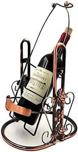 <b>Wine</b> Bottle Holder <b>Stand</b> Decorative Metal <b>Wine</b> Holder <b>Rack</b> for Kitchen Dining Table & Bar Stylish Home Decor Gift Item - Product Image 5