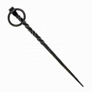 Support de Corne à Boire Viking de Luxe, Haute Qualité, Taille Personnalisée, Forgé à la Main, Torsadé, Rustique, Médiéval, Artisanat Naturel, Antique - Product Image 3