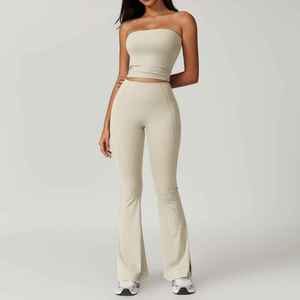 New Arrival High Waist Butt Lift Women'S Activewear Suits Sport Gym Athletic Fitness <b>One</b> Piece Workout Yoga Set - Product Image 1