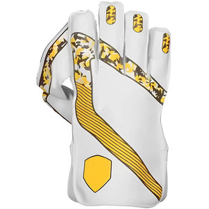 Guantes Profesionales de Críquet con Palma de Cuero Premium, Malla Transpirable en los Dedos, Cierre Ajustable en la Muñeca - Product Image 6