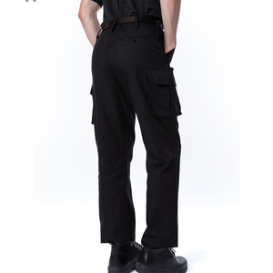 Vêtements réfléchissants de haute qualité, pantalon de sécurité pour agents de sécurité, couleur noire, avec passants pour ceinture, vêtements de travail de sécurité pour hommes - Product Image 4