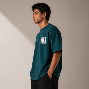 Camiseta Oversize de Algodón Pesado para Hombre, 240 GSM, Ajuste Holgado, Hombro Caído, Estilo Urbano, Proveedor de Camisetas Personalizadas Lisas - Product Image 5