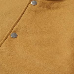 เสื้อแจ็คเก็ตวาร์ซิตี้ผ้าวูลปักลายเชนิลล์แบบกระดุมหน้าสำหรับผู้ชายสไตล์สตรีทแวร์ฤดูหนาว แขนหนัง - Product Image 4