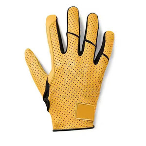 Gants de football américain de haute qualité, antidérapants, à doigts entiers, fermeture auto-agrippante, légers, unisexes, pour l'entraînement sportif - Product Image 3
