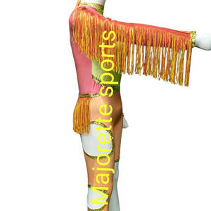 Traje de Baile para Mujer, Vestuario de Entrenamiento de Danza, Ajuste Cómodo, Ropa Profesional para Práctica, en Venta - Product Image 3