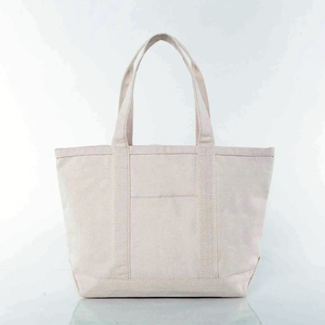 <b>Large</b> Sustainable <b>Canvas</b> Shoulder Tote Durable Multi-Purpose Shopping <b>Bag</b> with Customizable Print and Embroidery Options - Product Image 2