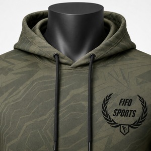 Sweat à capuche pour homme de haute qualité, vêtements personnalisés, sweat à capuche pour homme avec impression par sublimation sur toute la surface, respirant - Product Image 5