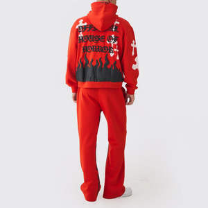 เสื้อฮู้ดดี้พิมพ์ลายขนแกะสำหรับผู้ชายคุณภาพพรีเมียมขายดี ฤดูหนาว ผ้าฝ้าย 100% สวมใส่สบาย ไม่ยับ ลายเรียบ รุ่นล่าสุด - Product Image 2