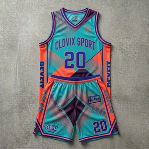 Durable <b>Low</b> Price Sublimated Basketball Jersey Custom Logo Original Team Uniform Premium Lightweight Basketball Wear - Product Image 1